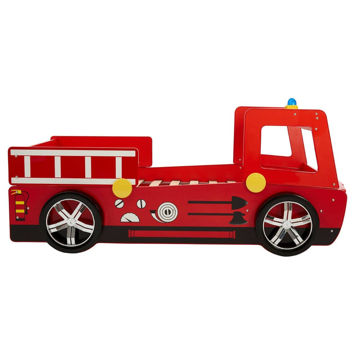 Kids Red Fire Engine Bed.