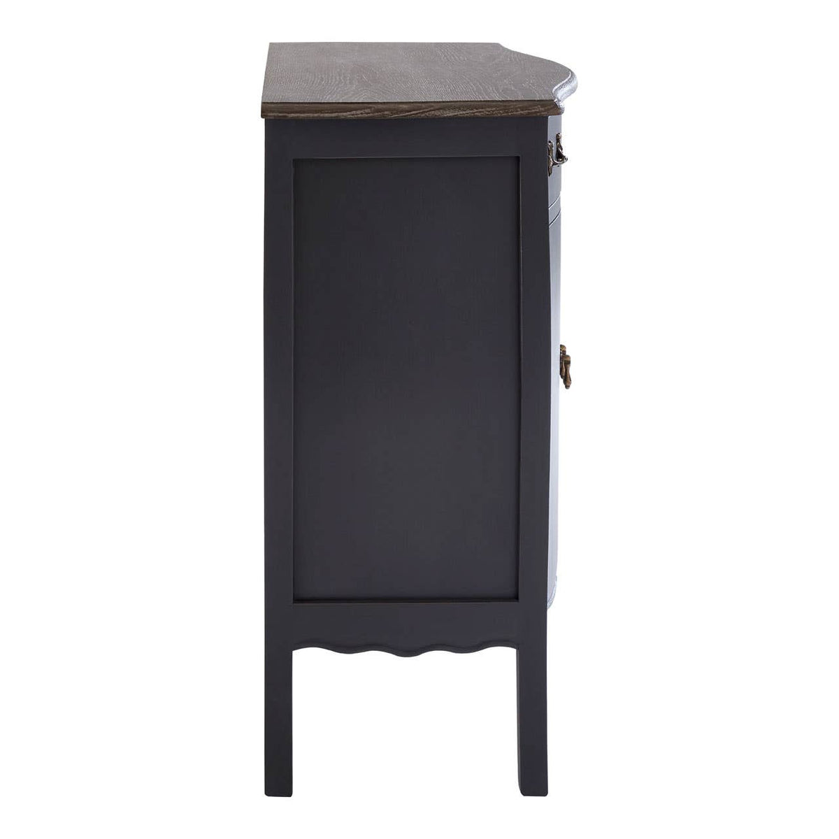 Loire 2 Door /2 Drawer Dark Grey Side Board.