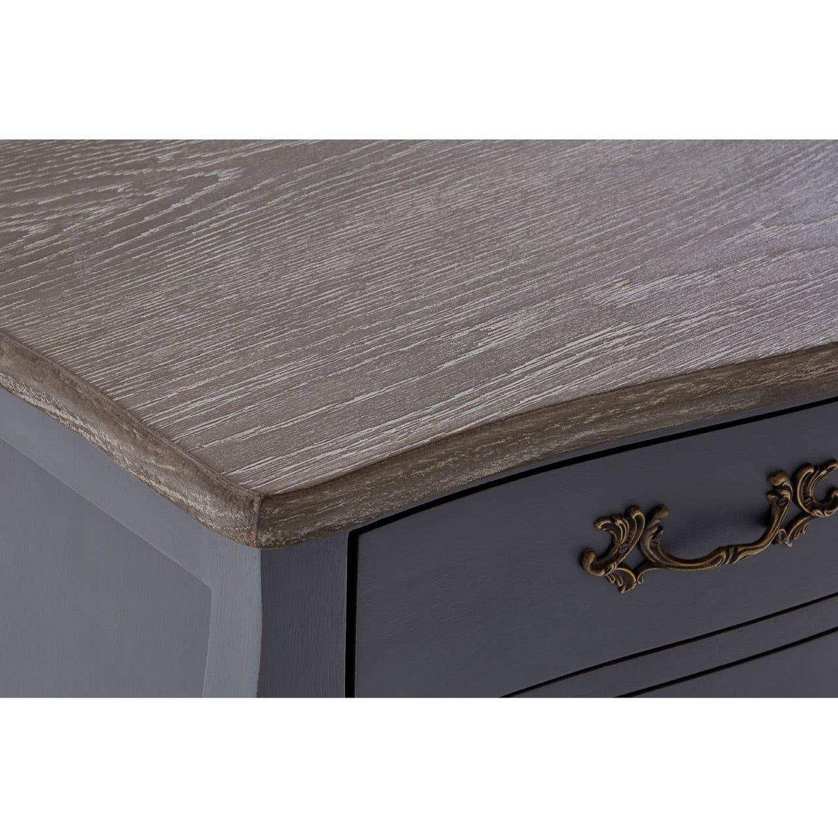 Loire 2 Door /2 Drawer Dark Grey Side Board.