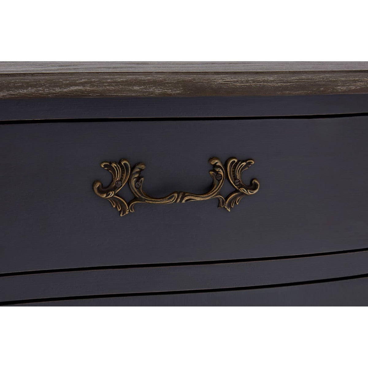 Loire 2 Door /2 Drawer Dark Grey Side Board.
