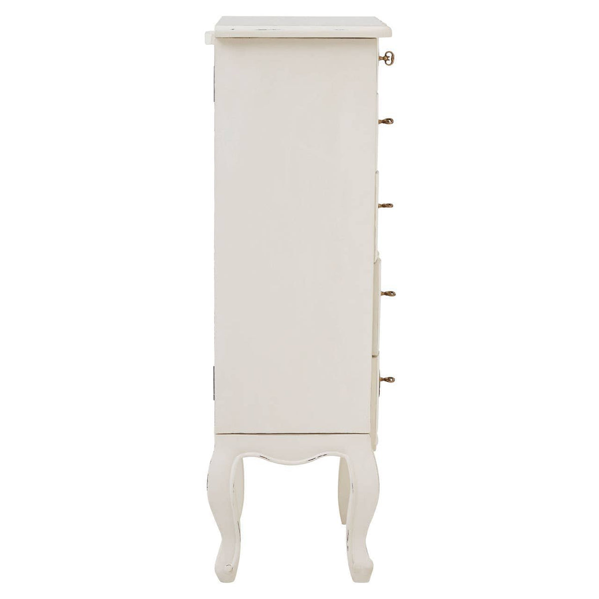 Loire 5 Drawer Small Chest White.