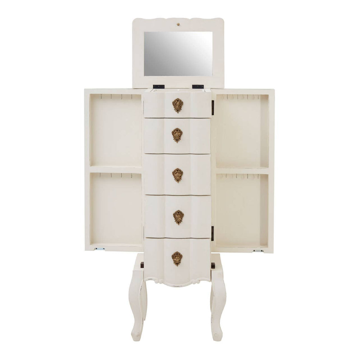 Loire 5 Drawer Small Chest White.