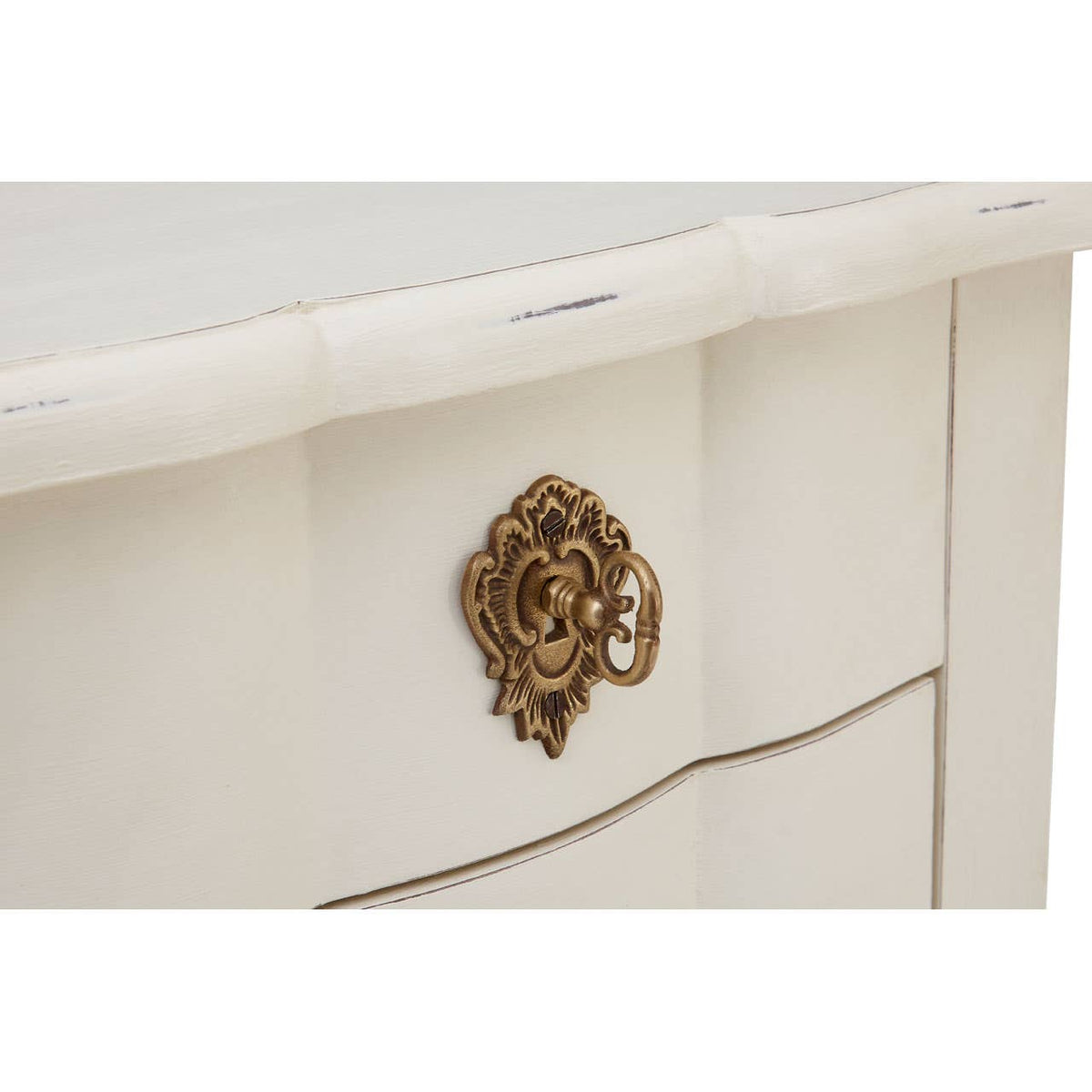 Loire 5 Drawer Small Chest White.