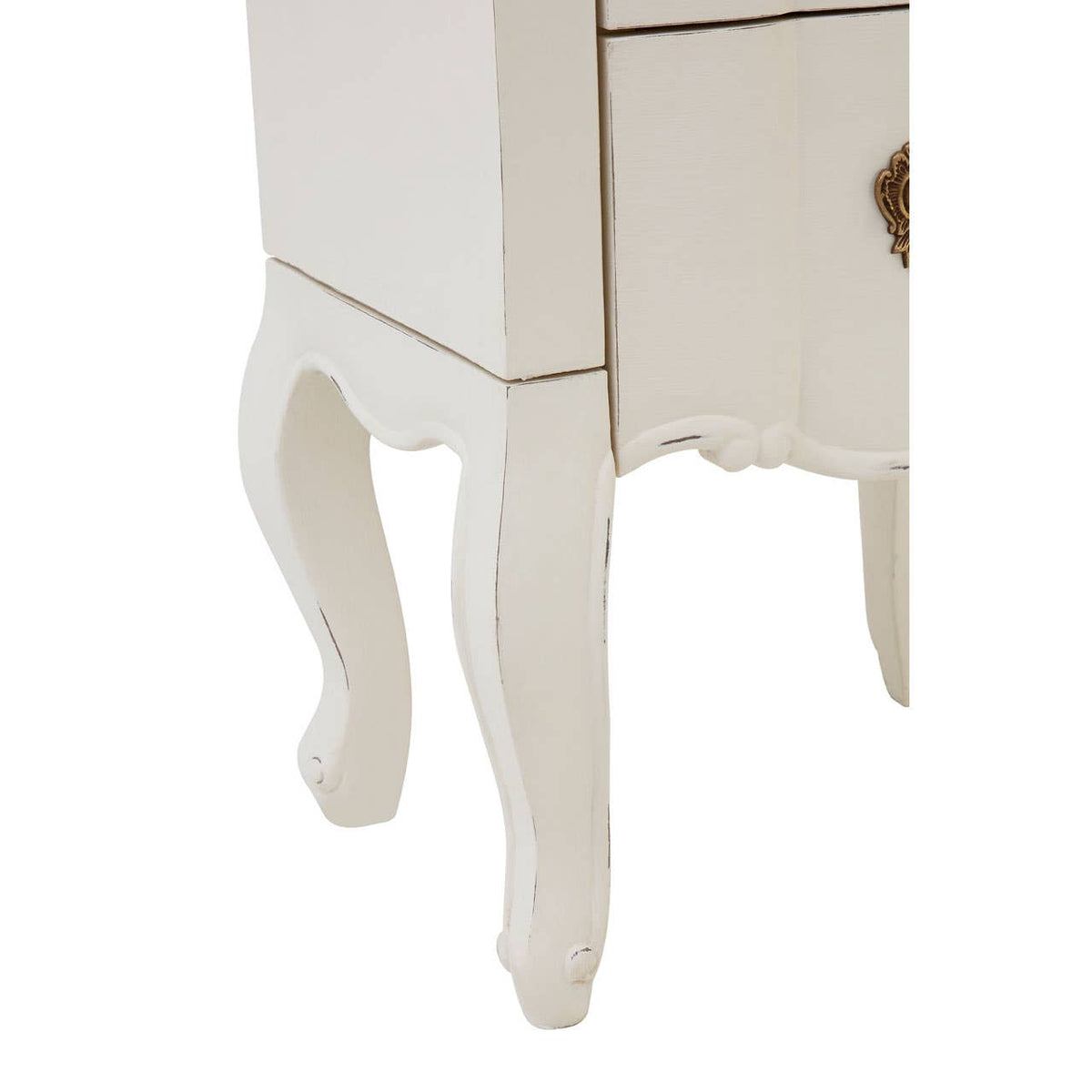 Loire 5 Drawer Small Chest White.