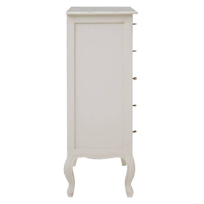 Noosa & Co. Sleeping Loire 5 Drawer White Chest House of Isabella UK