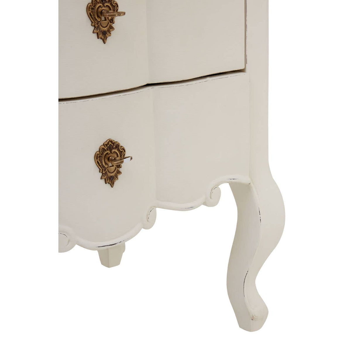 Loire 5 Drawer White Chest.