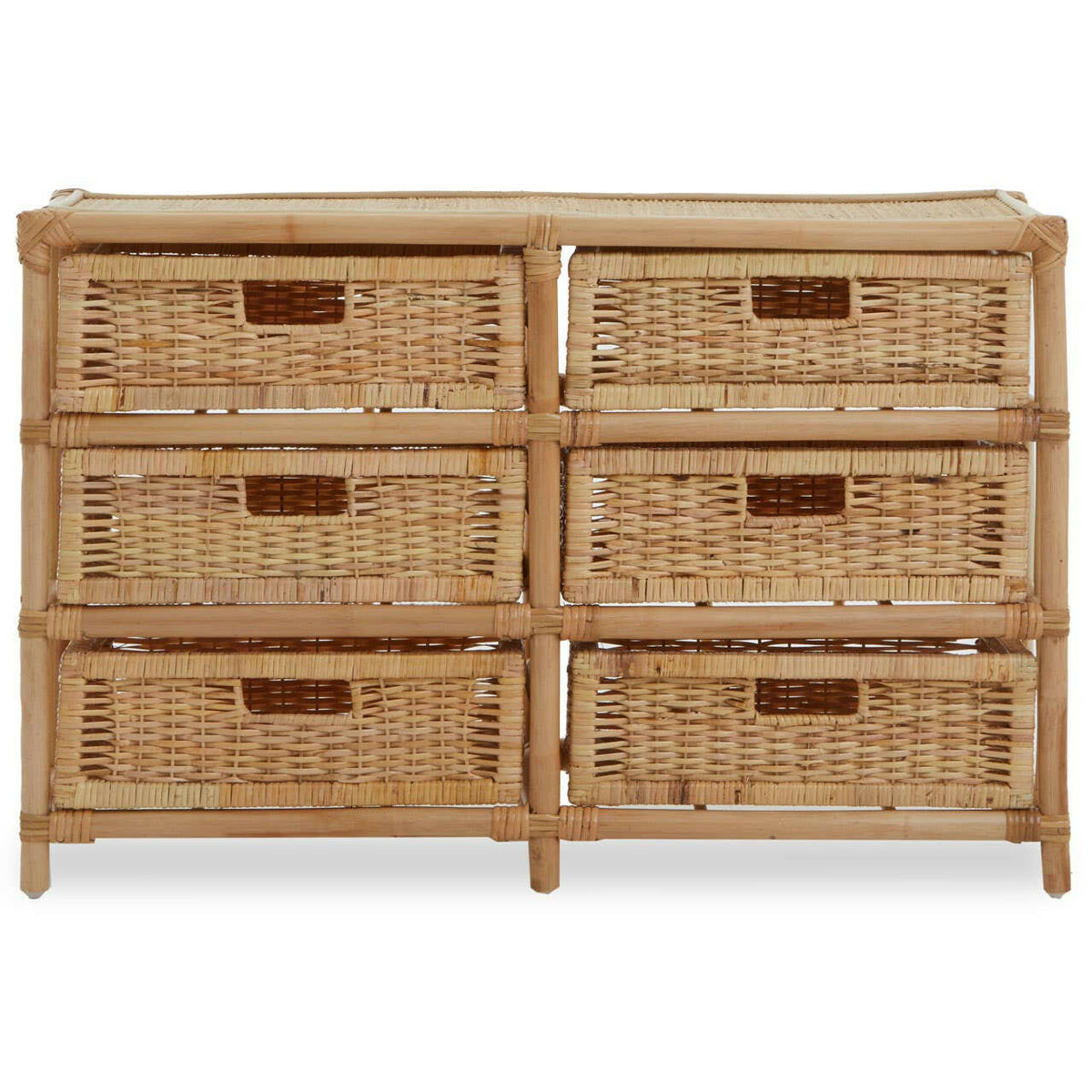 Mataram Six Drawer Chest.