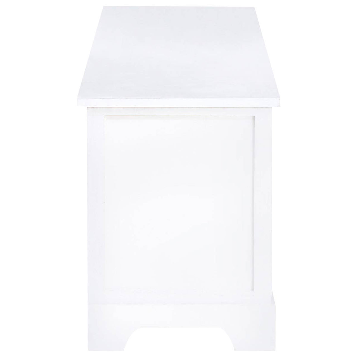 New England White Drawer Bench.