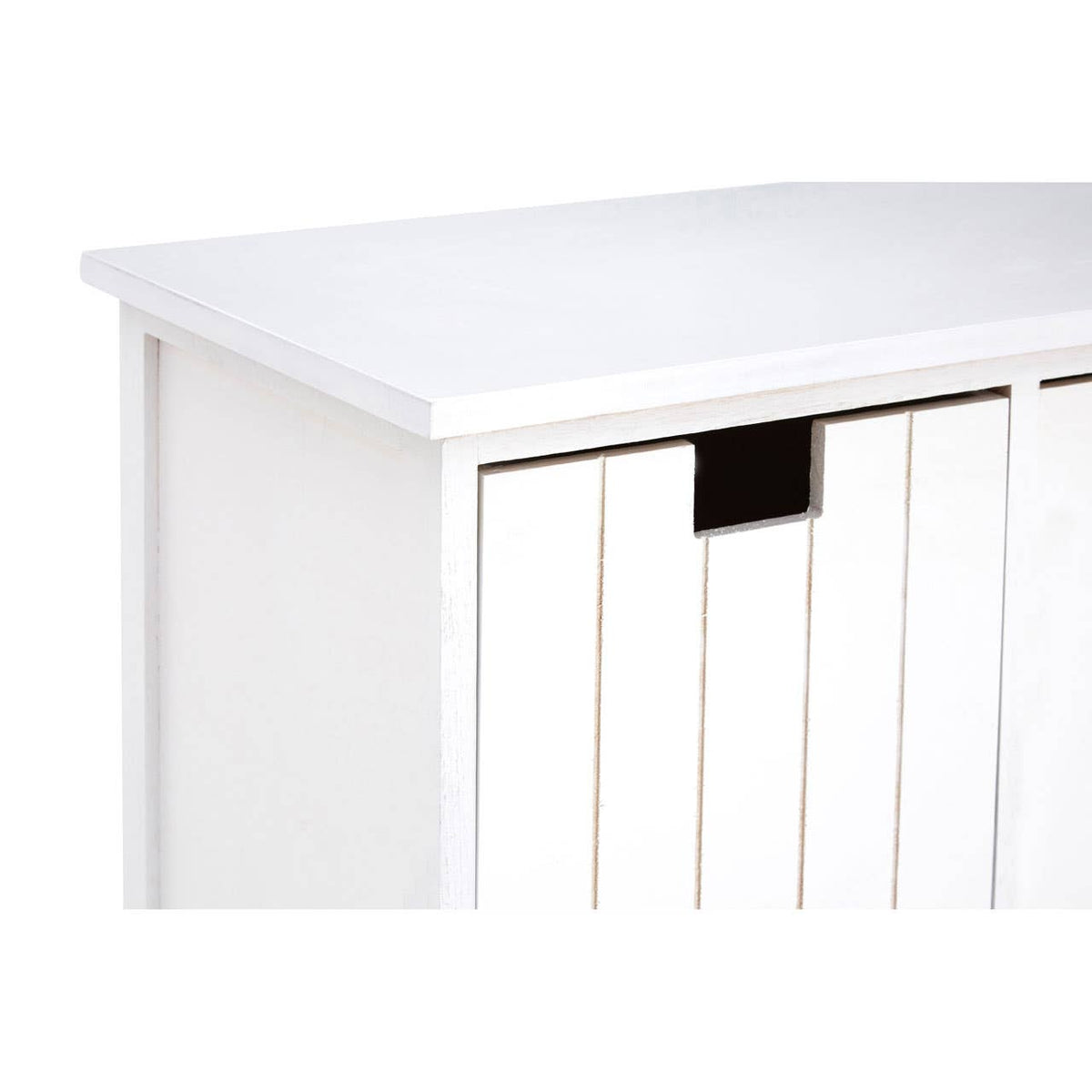 New England White Drawer Bench.