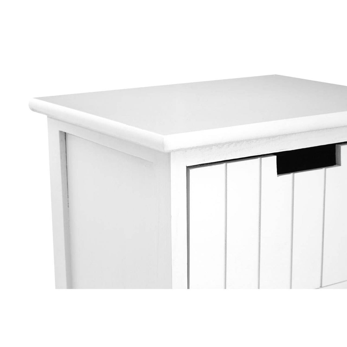 New England White Mdf 3 Drawers Chest.