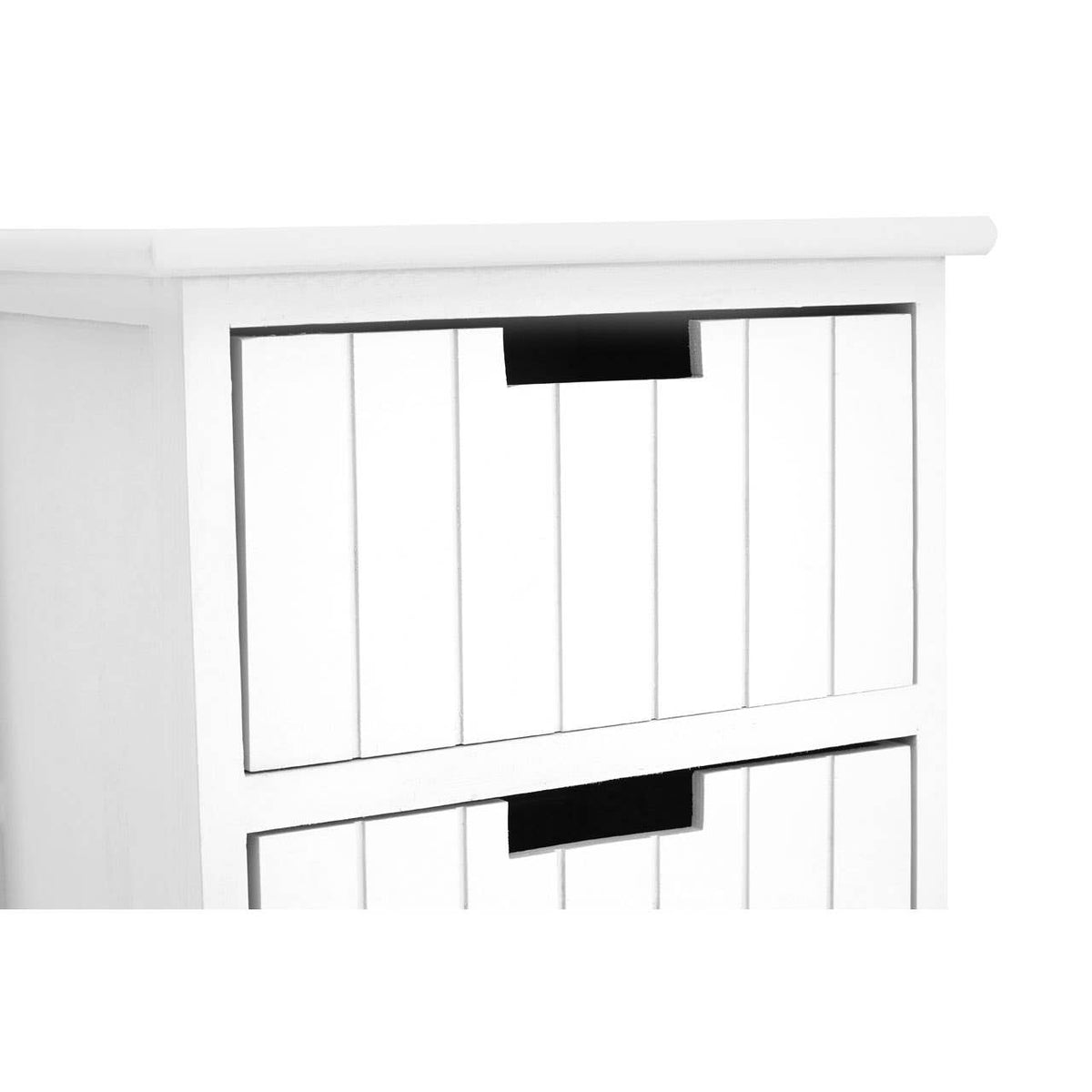 New England White Mdf 3 Drawers Chest.