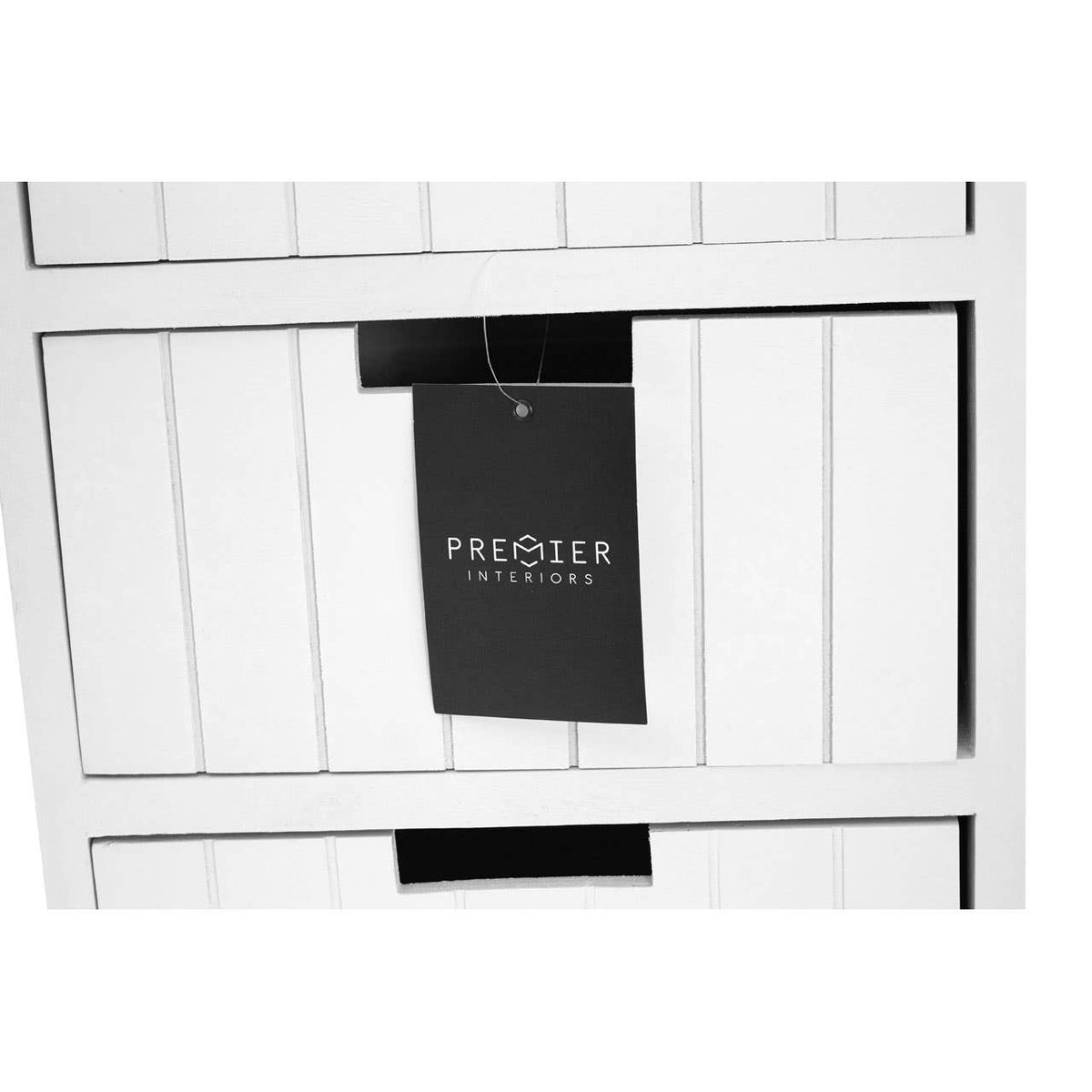 New England White Mdf 3 Drawers Chest.