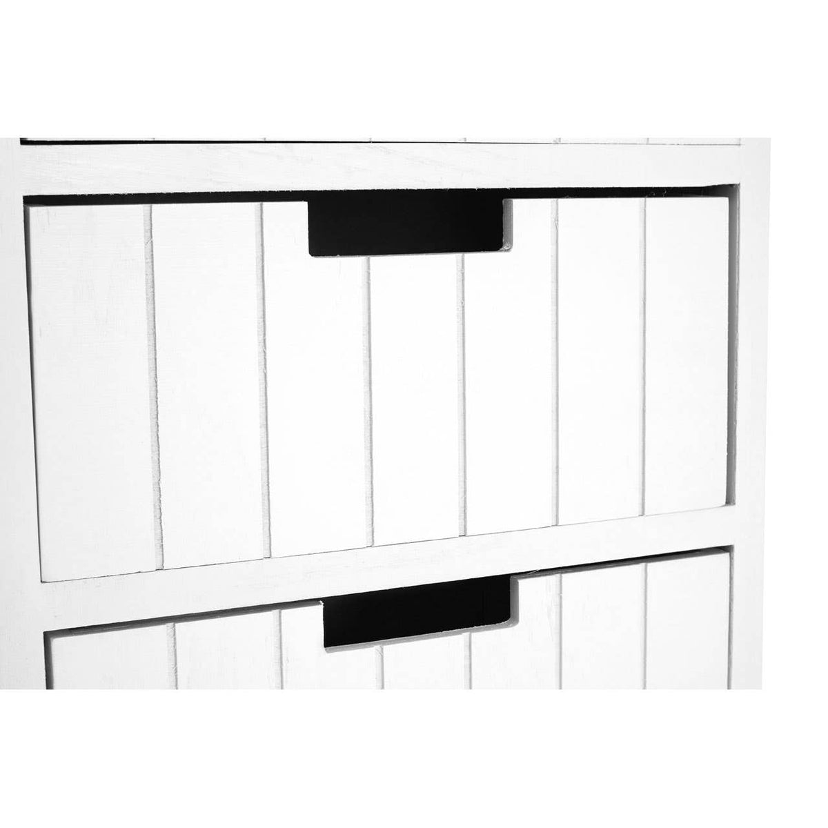 New England White Mdf 5 Drawers Chest.