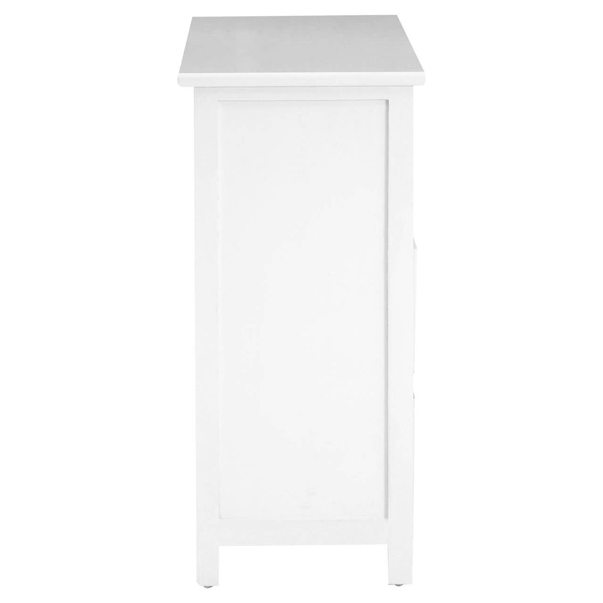 New England White Mdf 6 Drawers Chest.