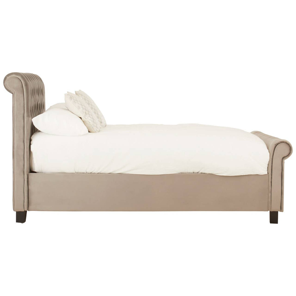Orlando Grey Ottoman Double Bed.