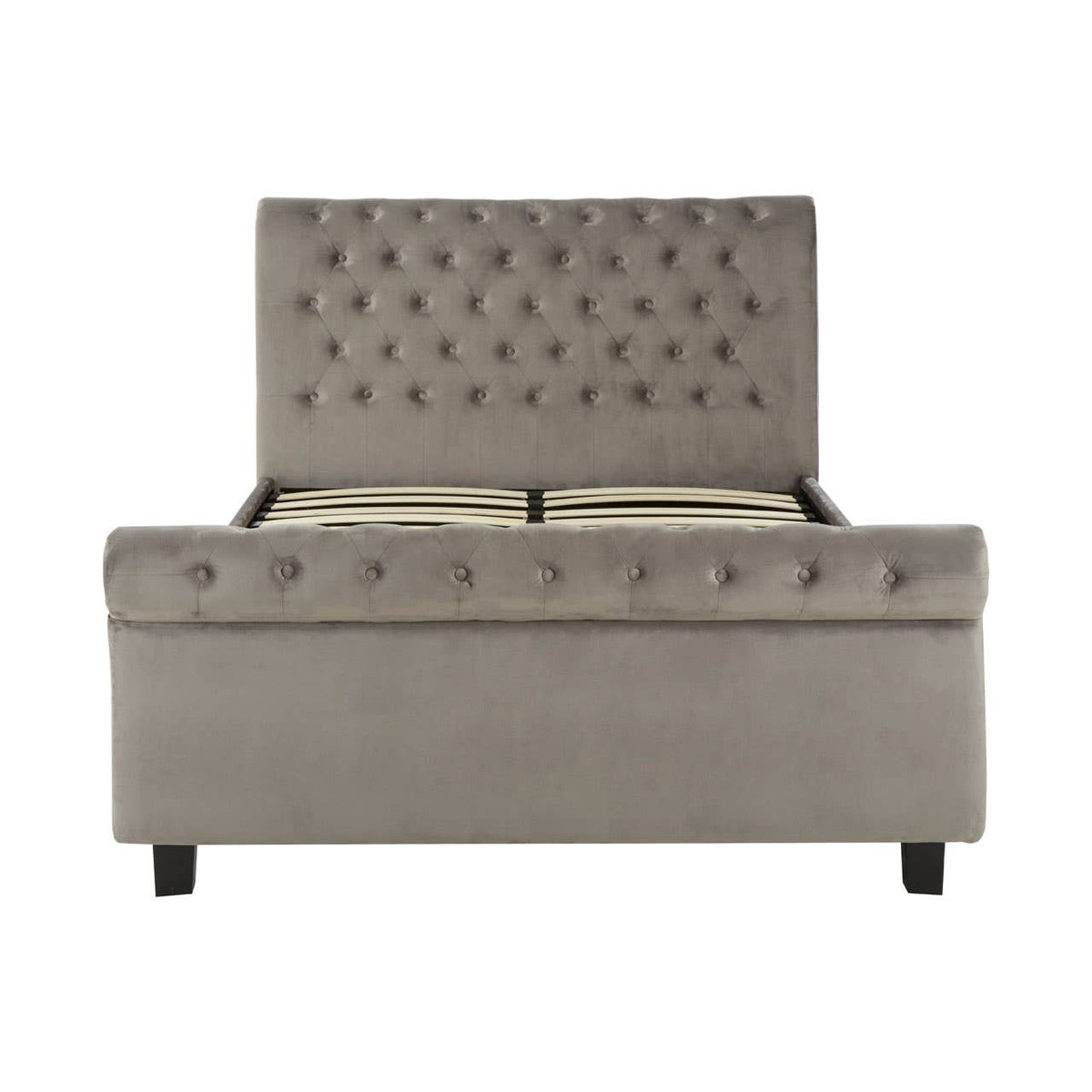 Orlando Grey Ottoman King Bed.
