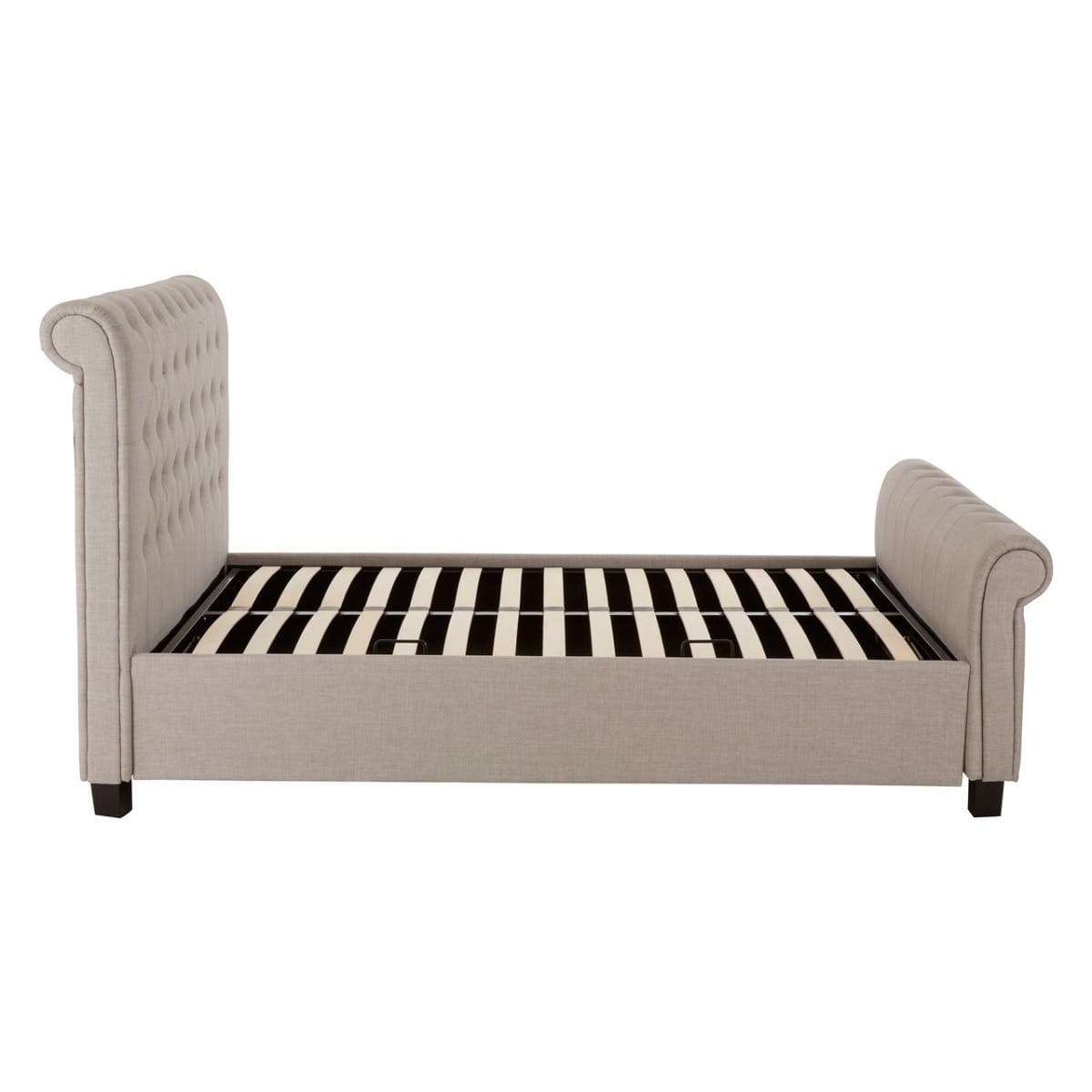 Noosa & Co. Sleeping Orlando Light Grey Ottoman King Bed House of Isabella UK