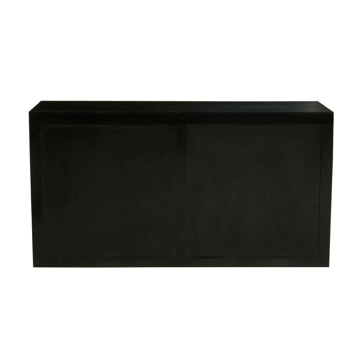 Sarter Seven Drawer Black Mango Wood Chest.