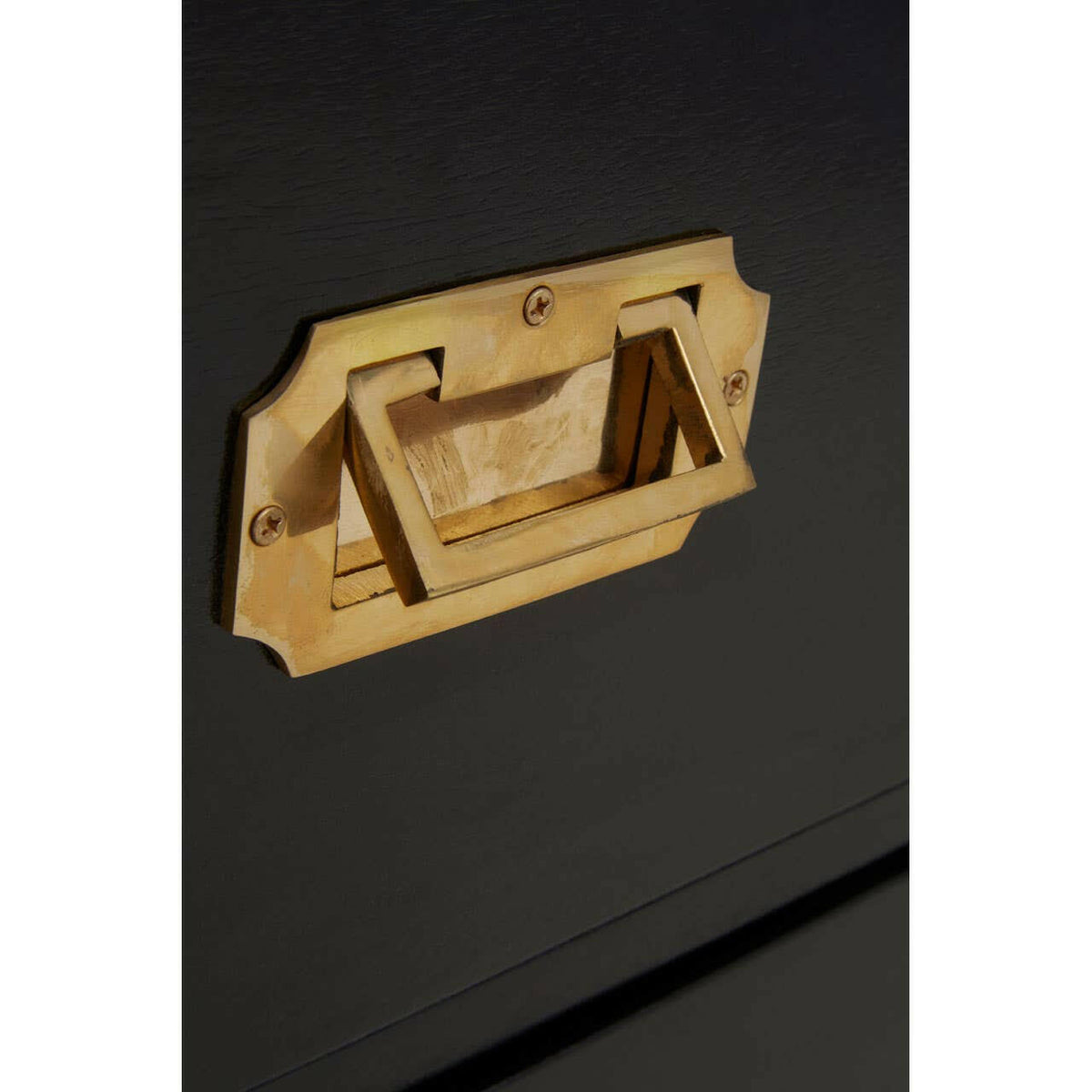 Sarter Seven Drawer Black Mango Wood Chest.