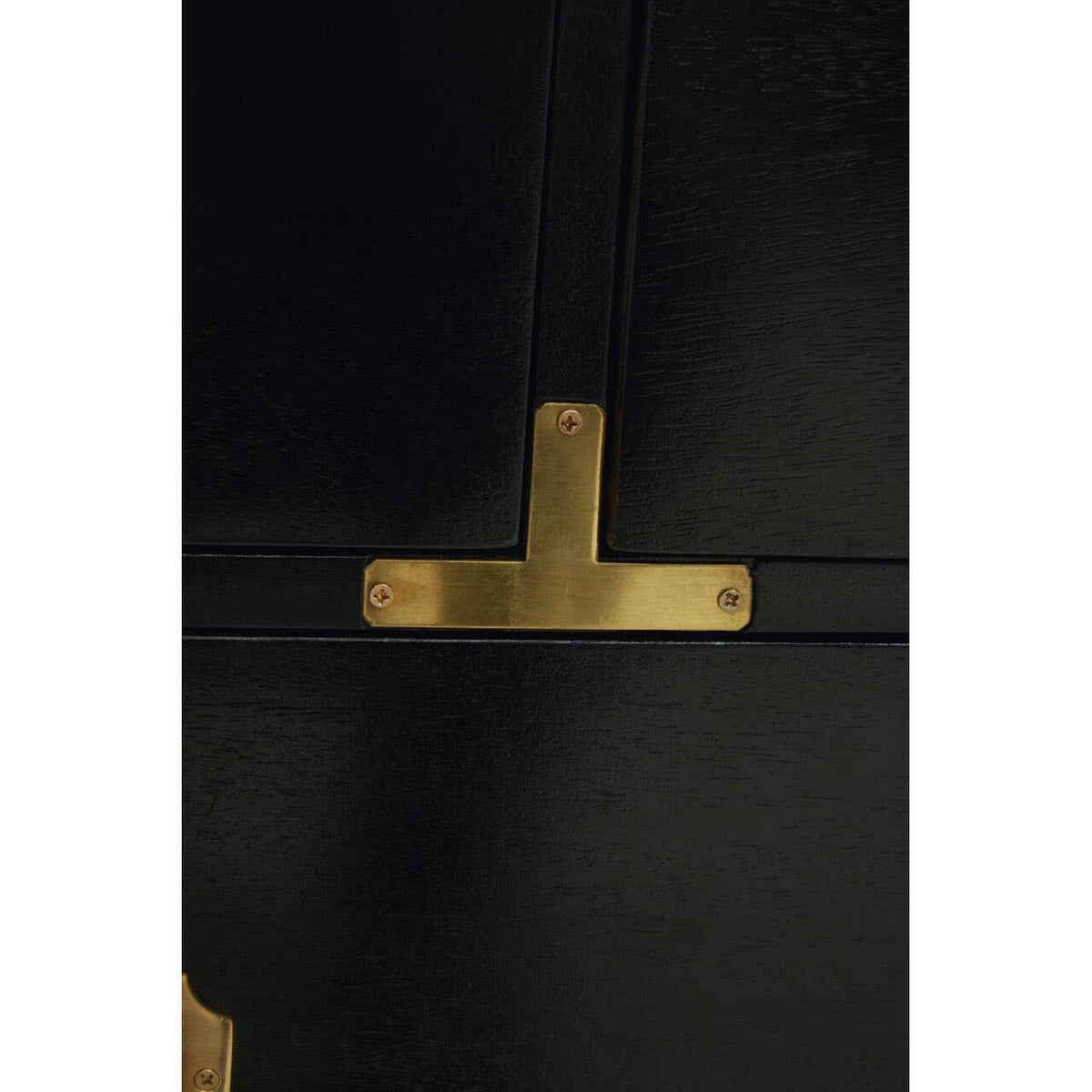 Sarter Seven Drawer Black Mango Wood Chest.