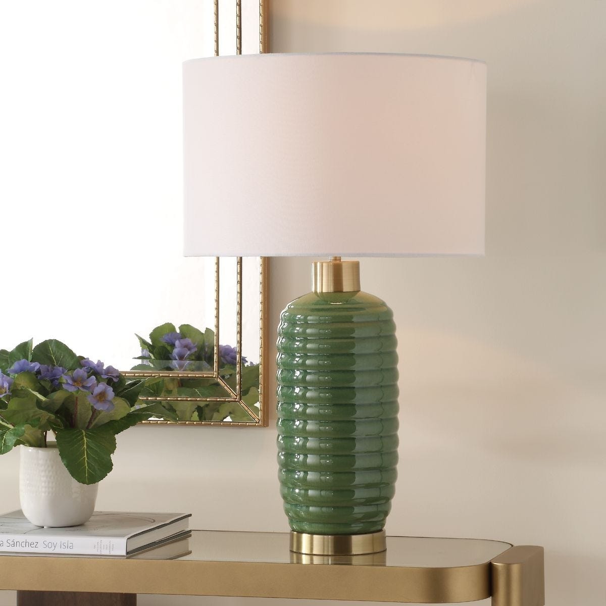 Oakley Table Lamp in Green