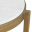 Ocilla Antique Brass Accent Table