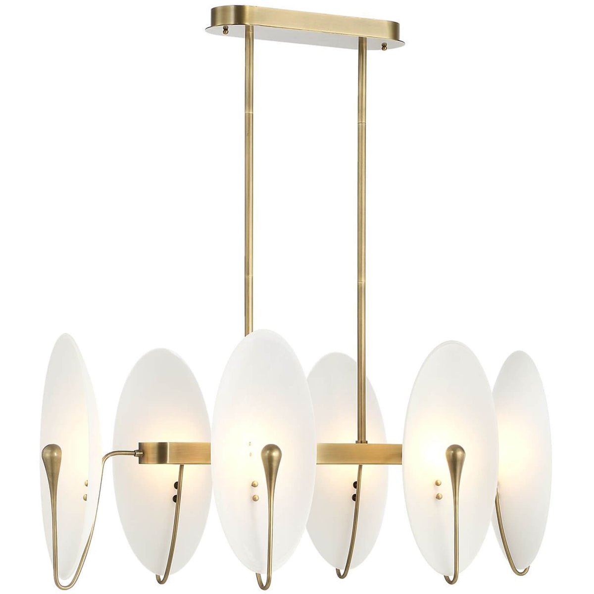 Opal Wand 6 Light LED Pendant