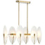 Opal Wand 6 Light LED Pendant