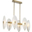 Opal Wand 6 Light LED Pendant