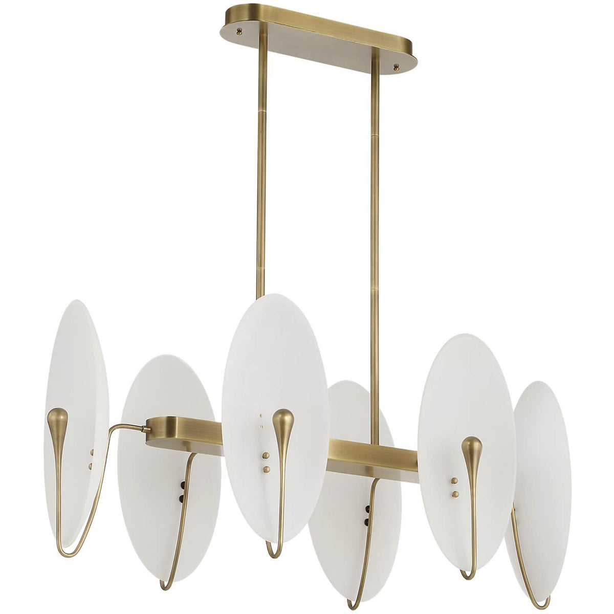 Opal Wand 6 Light LED Pendant