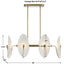 Opal Wand 6 Light LED Pendant