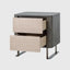 Lizzi 2 Drawer Bedside Macchiato Lizzi 2 Drawer Bedside Macchiato: Modern Elegance with Practical Appeal