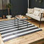 Rainbow Outdoor Rug Black & White | 1030