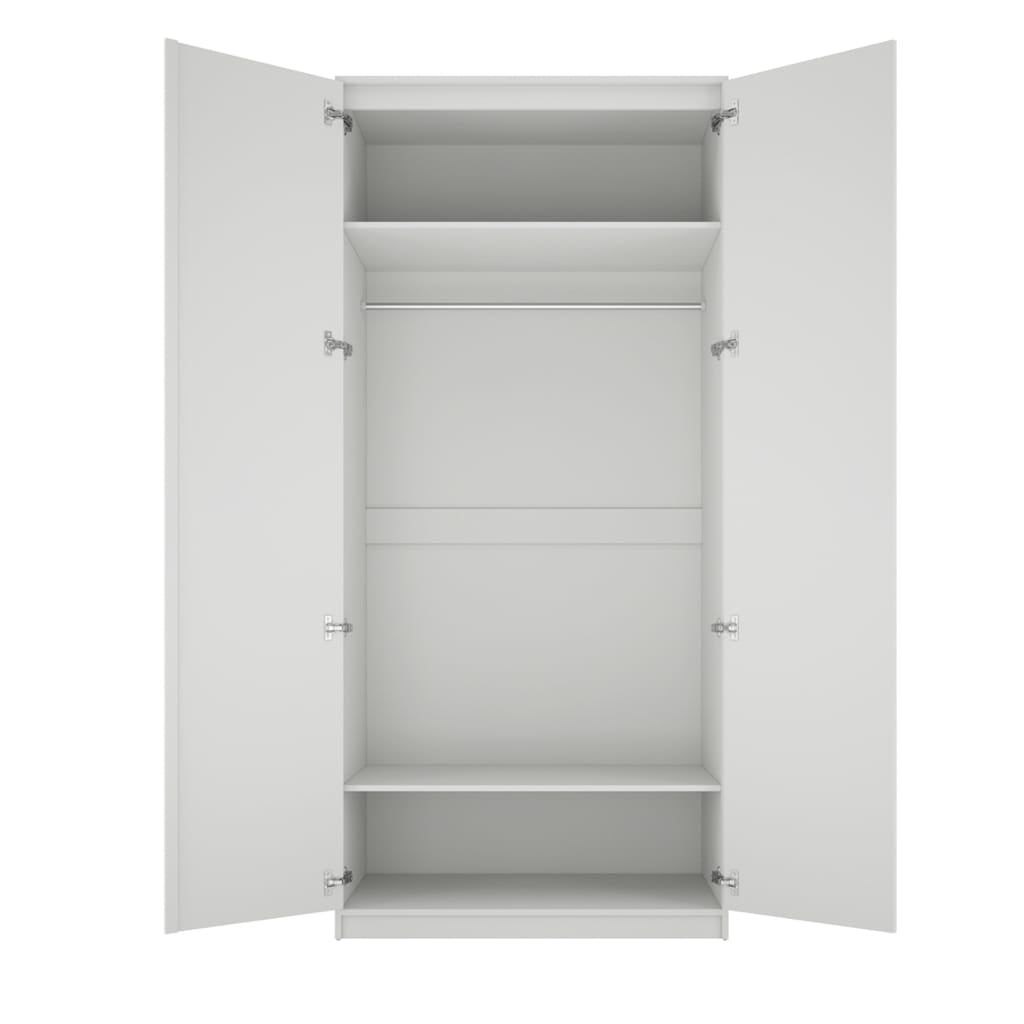 OTI Bedroom Austen White Double Wardrobe House of Isabella UK
