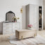 OTI Bedroom Austen White Double Wardrobe House of Isabella UK