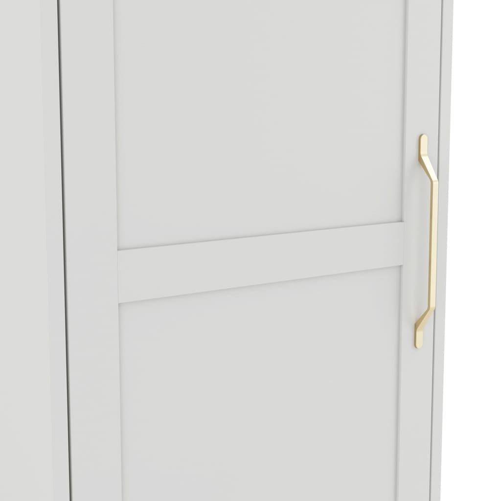 OTI Bedroom Austen White Single Wardrobe House of Isabella UK