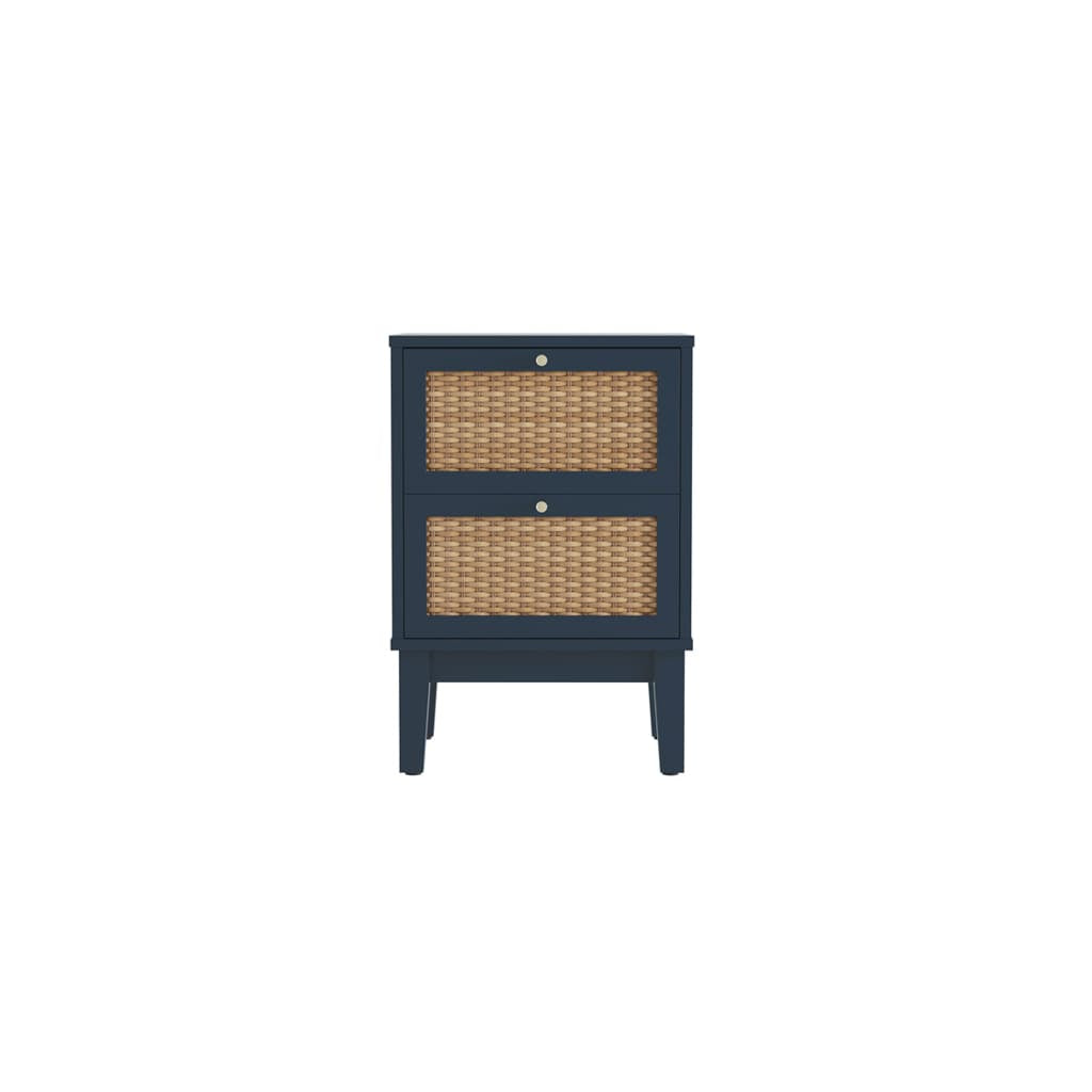 OTI Bedroom Bordeaux Berlin Blue 2 Door Wardrobe House of Isabella UK