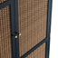 OTI Bedroom Bordeaux Berlin Blue 2 Door Wardrobe House of Isabella UK