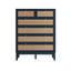 OTI Bedroom Bordeaux Berlin Blue Bedside Cabinet House of Isabella UK