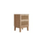 OTI Bedroom Bordeaux Oak Bedside Cabinet House of Isabella UK
