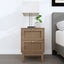OTI Bedroom Bordeaux Oak Bedside Cabinet House of Isabella UK