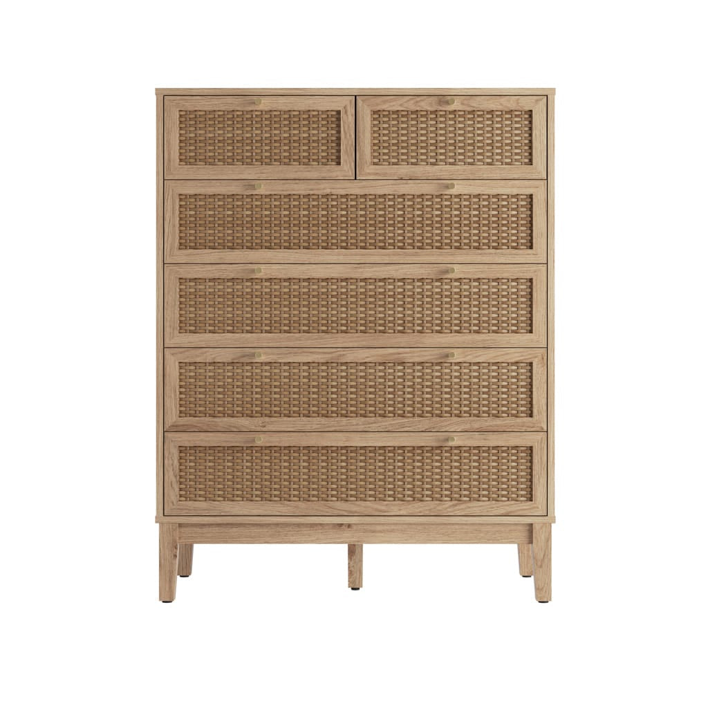 OTI Bedroom Bordeaux Oak Chest of Drawers House of Isabella UK