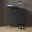 OTI Bedroom Caleb Black Chest House of Isabella UK