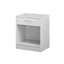 OTI Bedroom Delta White Bedside Cabinet House of Isabella UK