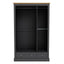 OTI Bedroom Devon Charcoal Triple Wardrobe House of Isabella UK