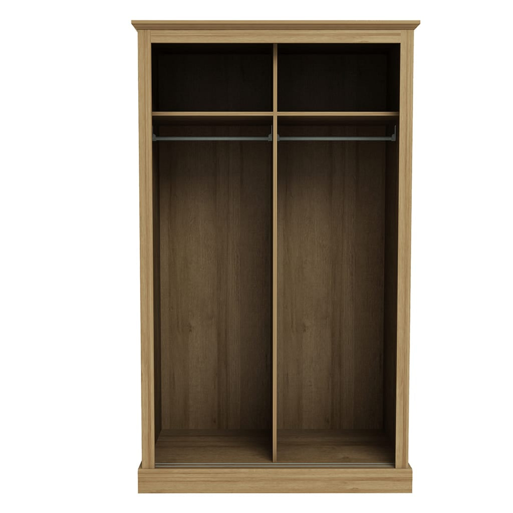 OTI Bedroom Devon Oak Double Sliding Wardrobe House of Isabella UK