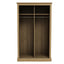 OTI Bedroom Devon Oak Double Sliding Wardrobe House of Isabella UK