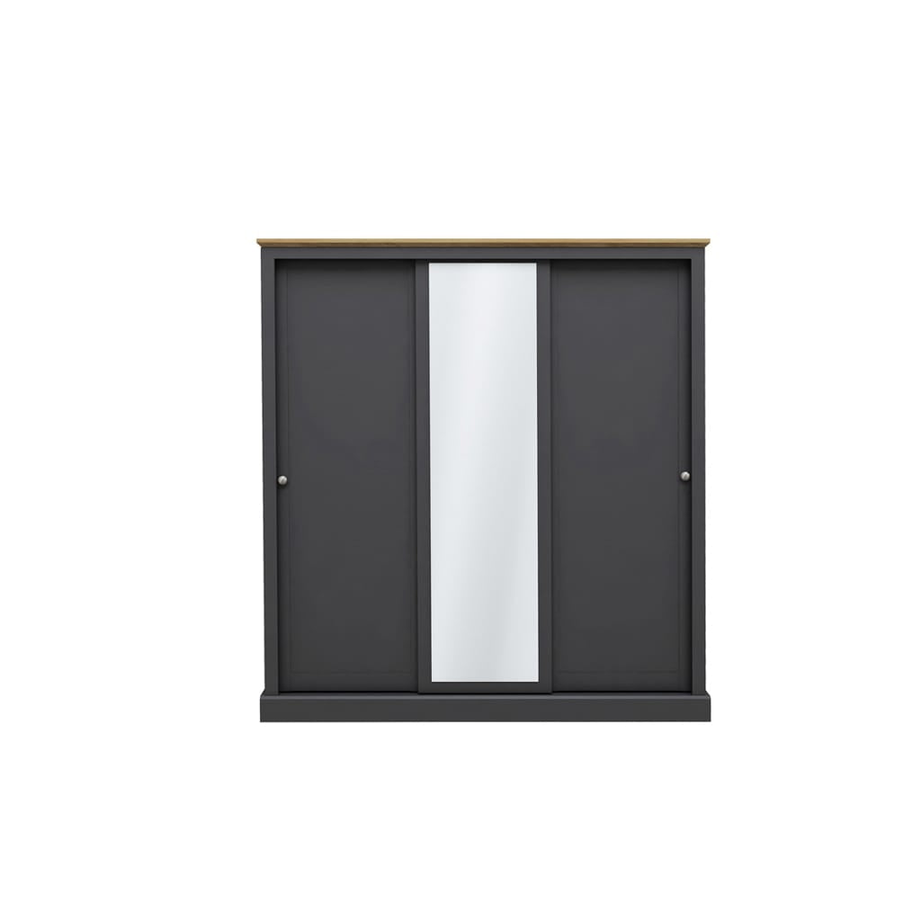 OTI Bedroom Devon Oak Triple Wardrobe House of Isabella UK