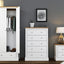 OTI Bedroom Devon White Chest of Drawers House of Isabella UK