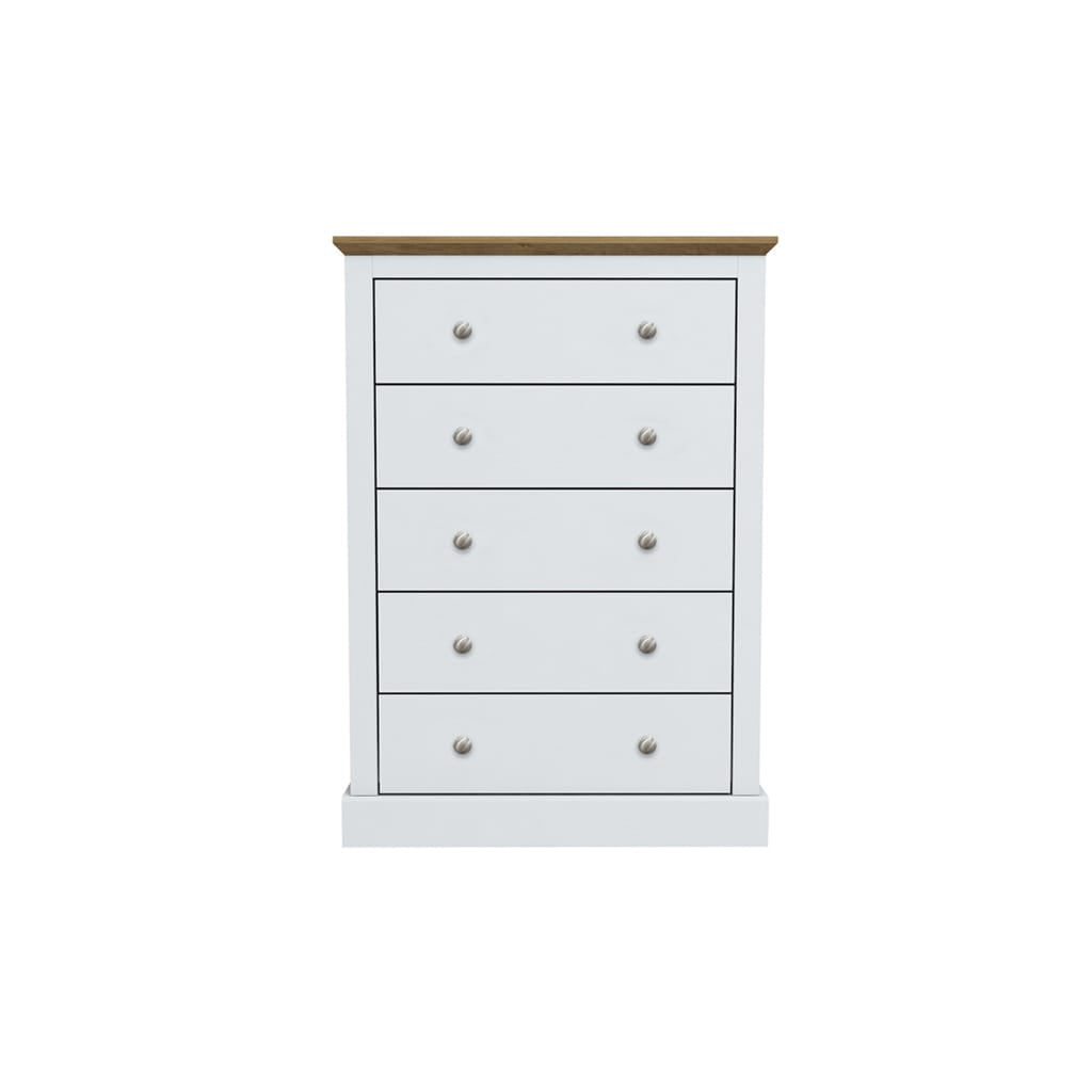 OTI Bedroom Devon White Chest of Drawers House of Isabella UK